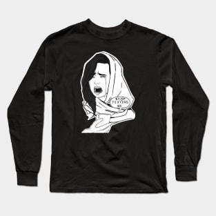 Zatasha Noor Crying Long Sleeve T-Shirt